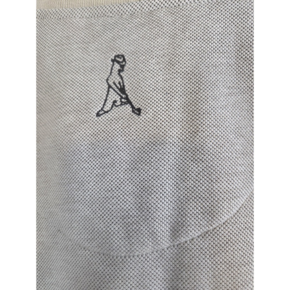 Ping Golf Vintage Sweatshirt L Knit Pullover Spellout Logo Woven Oatmeal Y2K - Picture 4 of 8